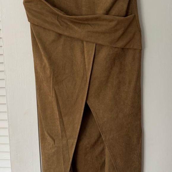 Commense Brown Pencil Skirt - Picture 2 of 3